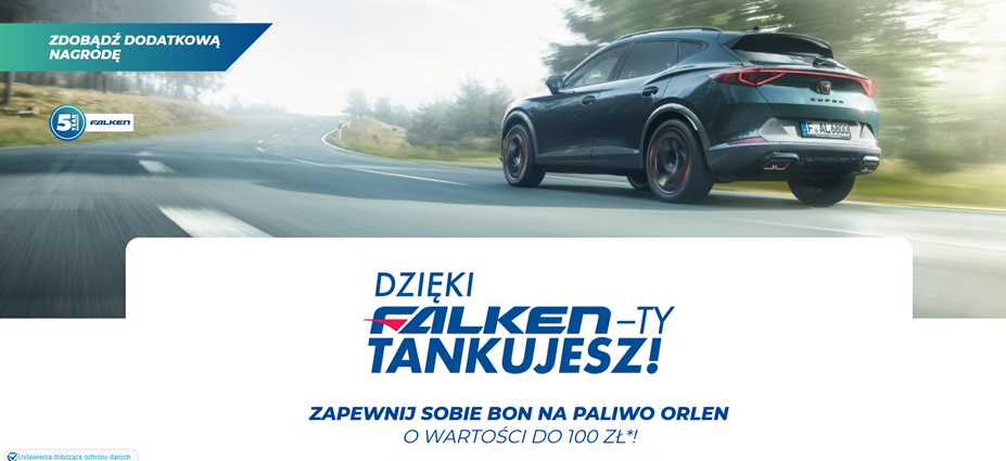 Promocja opon Falken lato 20224